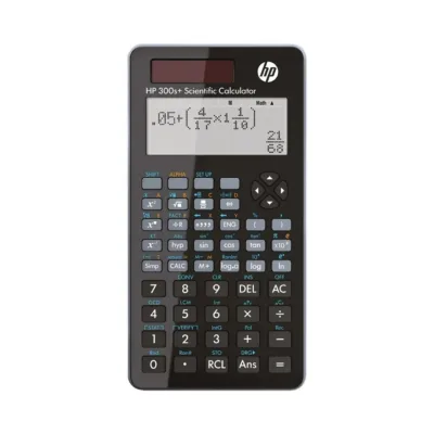 Must teaduslik kalkulaator HP 300SPLUS 315 funktsiooniga, LCD-ekraan, 84x155x20 mm