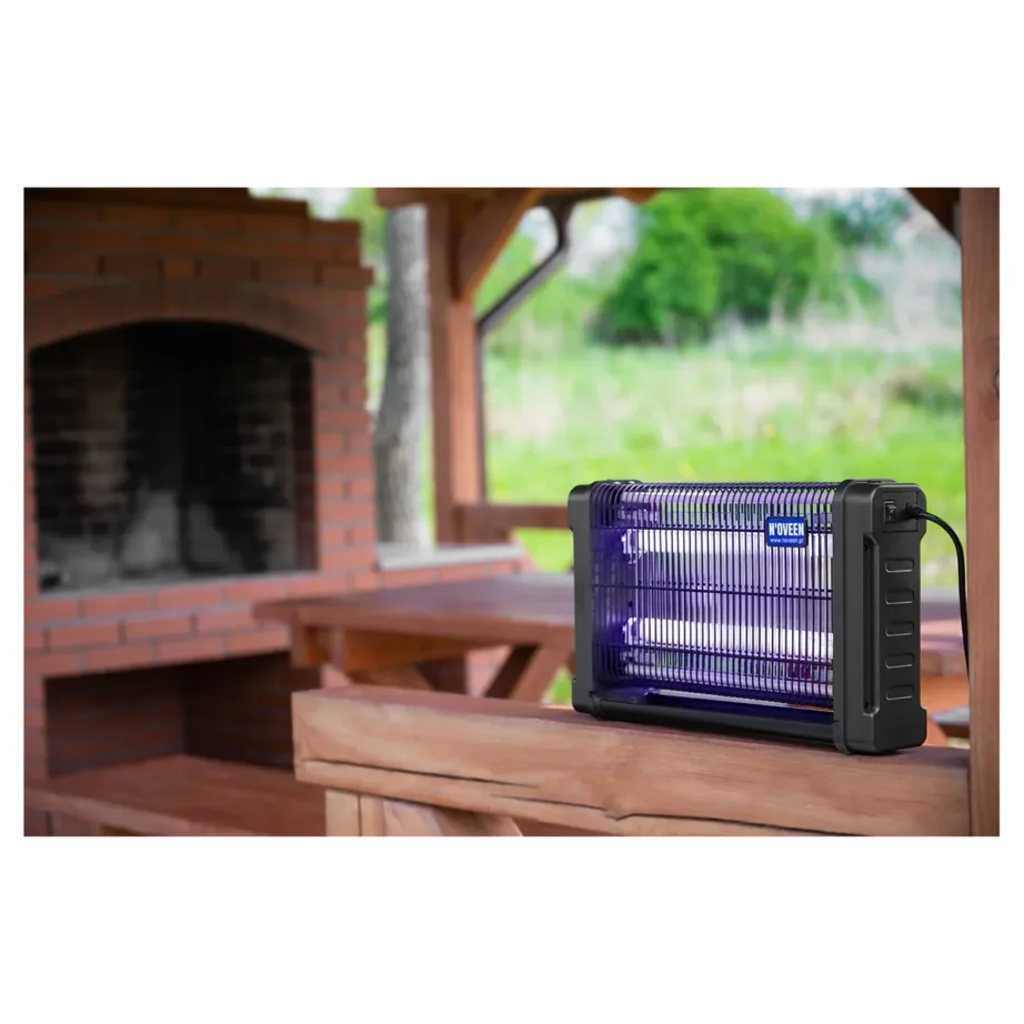 N’OVEEN IKN-20BLAC 43,7 cm must UVA putukalamp 100 m² alale, 2x10W, vahetatava pirniga, riputatav, sisetingimustesse – 6