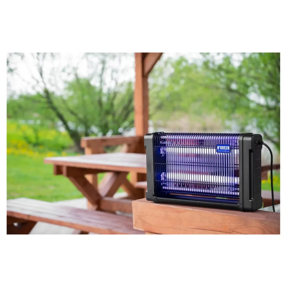 N’OVEEN IKN-20BLAC 43,7 cm must UVA putukalamp 100 m² alale, 2x10W, vahetatava pirniga, riputatav, sisetingimustesse – 7