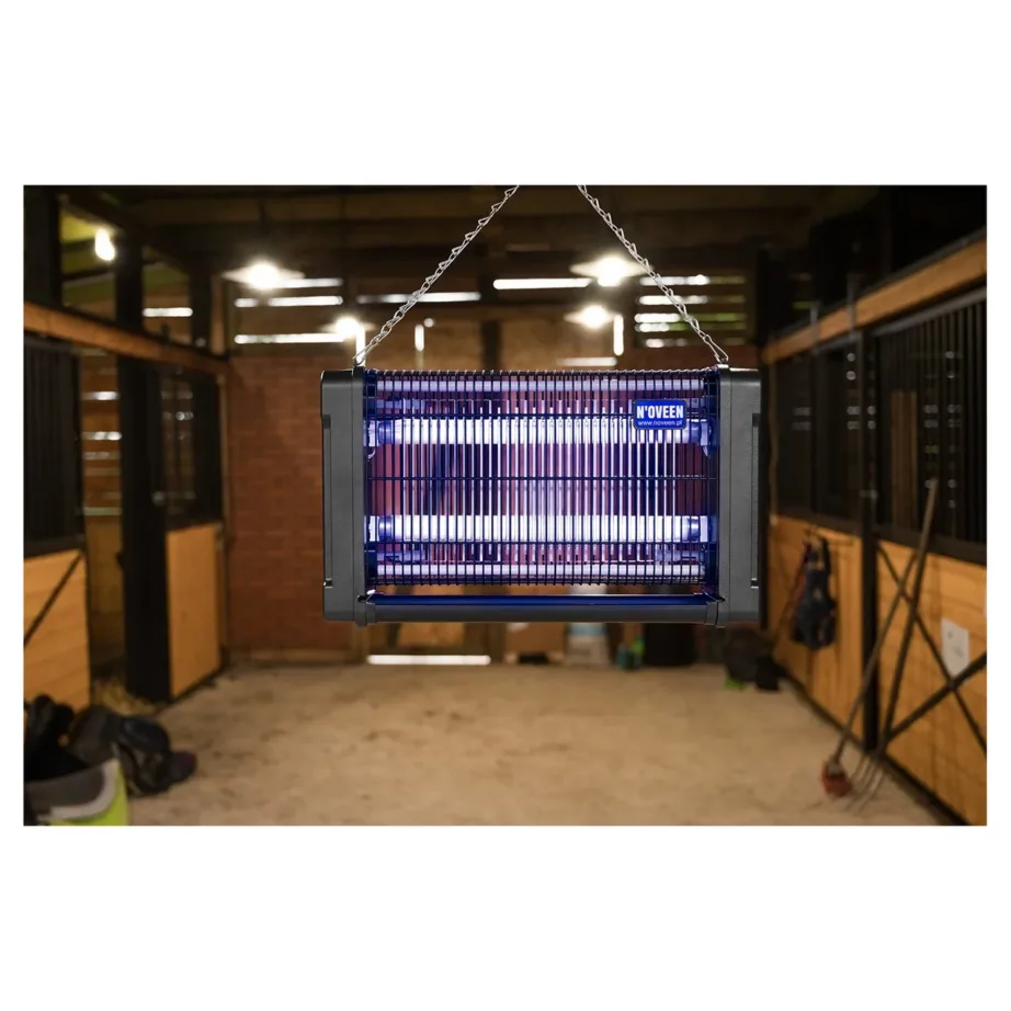 N’OVEEN IKN-20BLAC 43,7 cm must UVA putukalamp 100 m² alale, 2x10W, vahetatava pirniga, riputatav, sisetingimustesse – 8