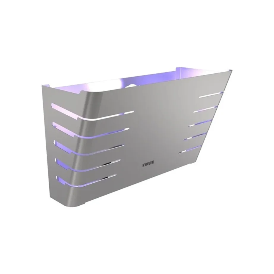 N’OVEEN IKN2050 7 W roostevabast terasest UV-A LED putukalamp, katvus 80 m², inox