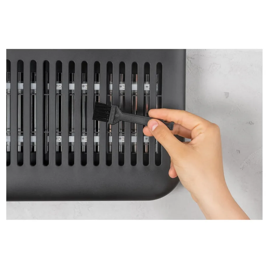 N’OVEEN IKN550 375x250x45 mm must LED-laetav putukalamp, 1800 mAh aku, 40 m² alale, siseruumidesse ja õue – 4