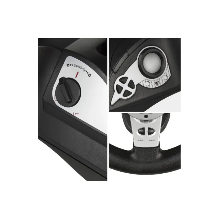NanoRS RS700 270° USB mängurool pedaalidega must/hõbe PC, PS4, Xbox One, Switch, Android
