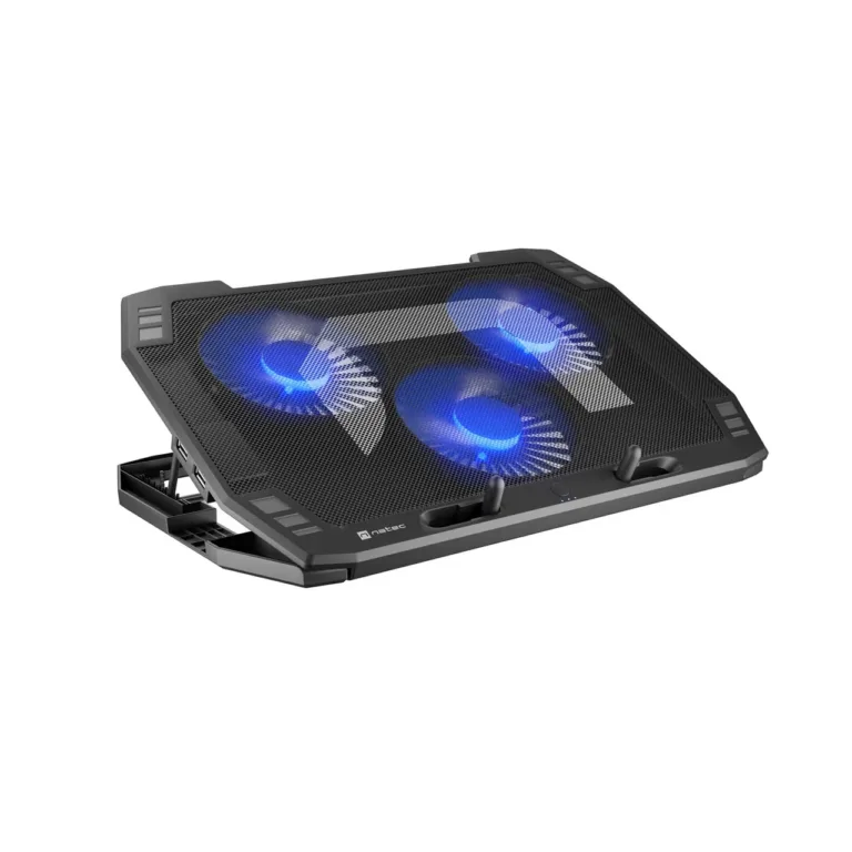 Natec Oriole NPL-1926 400x270x25 mm 3x120 mm ventilaatoriga sinise LED-iga jahutusalus kuni 17,3'' sülearvutile USB-toitega