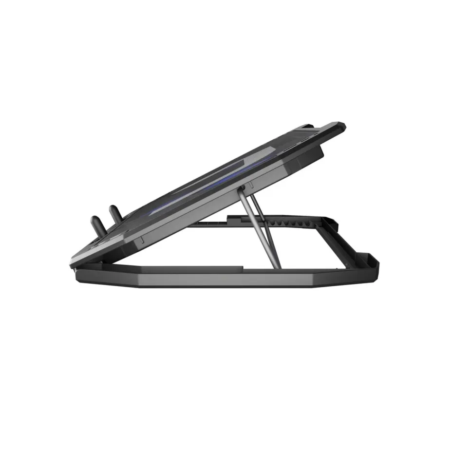 Natec Oriole NPL-1926 400x270x25 mm 3×120 mm ventilaatoriga sinise LED-iga jahutusalus kuni 17,3” sülearvutile USB-toitega – 7