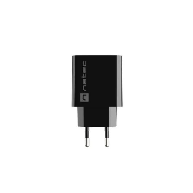 Natec Ribera NUC-2058 18W USB-A kiirlaadija, must, 83x43x27 mm, universaalne, QC 3.0