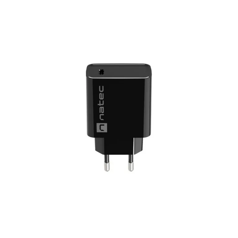 Natec Ribera NUC-2060 20W USB-C PD 3.0 must seinalaadija 1 pordi, kiirlaadimise ja kaitsefunktsioonidega