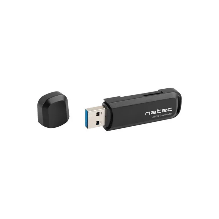 Natec Scarab 2 NCZ-1874 USB 3.0 must mälukaardilugeja SD/microSD kaartidele (68×19×10 mm)