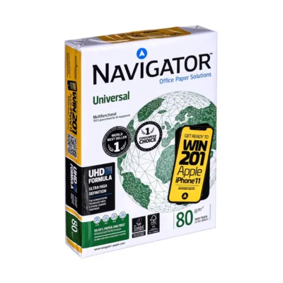 Navigator Universal Premium 8247A80 A4 80g/m² valge koopiapaber, 500 lehte, Igepa