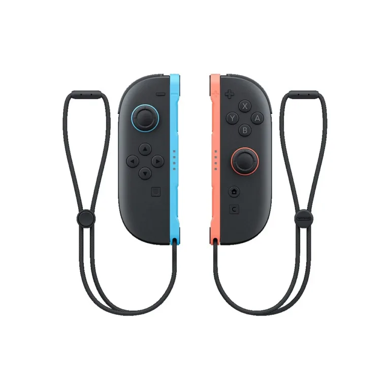 Nintendo Joy-Con 2 (L)/(R) Light Blue/Light Red juhtmevaba pultide komplekt Nintendo Switch 2 jaoks, laetav Li-Ion aku 20 h, güroskoop, vibratsioon