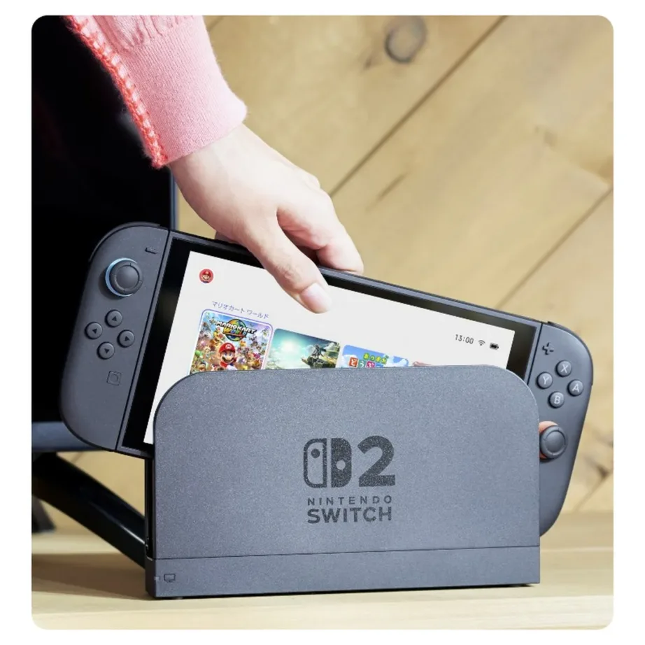 Nintendo Switch 2 256GB must kaasaskantav mängukonsool 7,9″ puuteekraaniga, Wi-Fi 6, komplektis Mario Kart World – 8