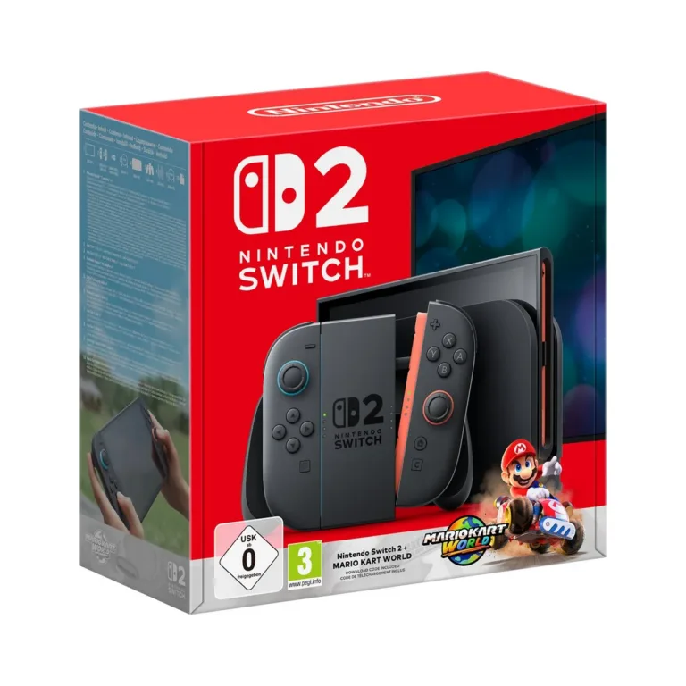Nintendo Switch 2 256GB must kaasaskantav mängukonsool 7,9