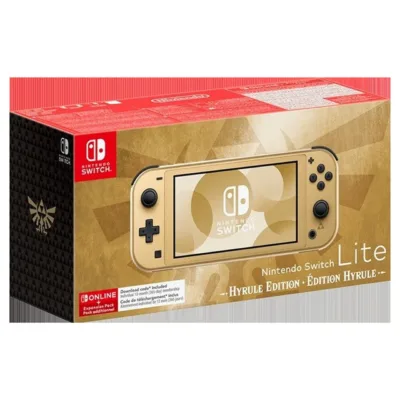 Nintendo Switch Lite Hyrule Edition 5,5" 32GB kuldne kaasaskantav mängukonsool Wi-Fi/Bluetooth