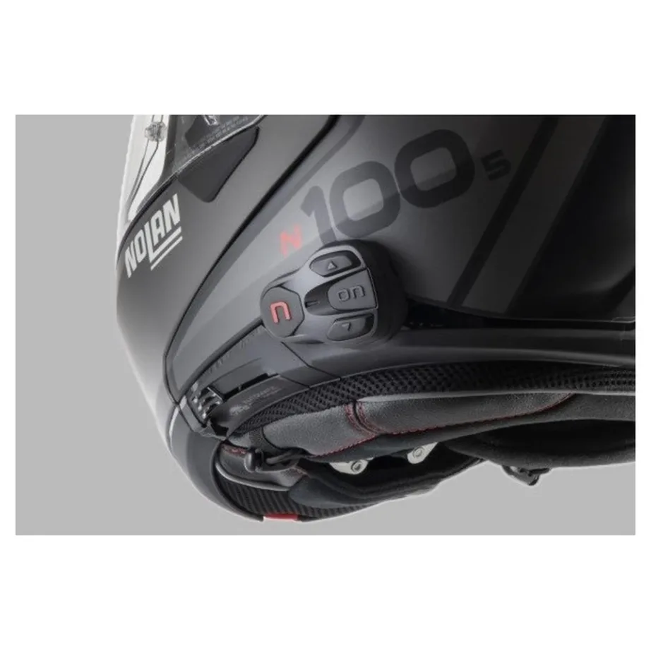 Nolan B902L R must mootorratta intercom, Bluetooth 4.1, 700 m ulatus, 1 tk, VOX-funktsioon, 15 h aku – 4