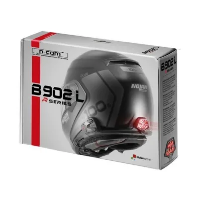 Nolan B902L R must mootorratta intercom, Bluetooth 4.1, 700 m ulatus, 1 tk, VOX-funktsioon, 15 h aku