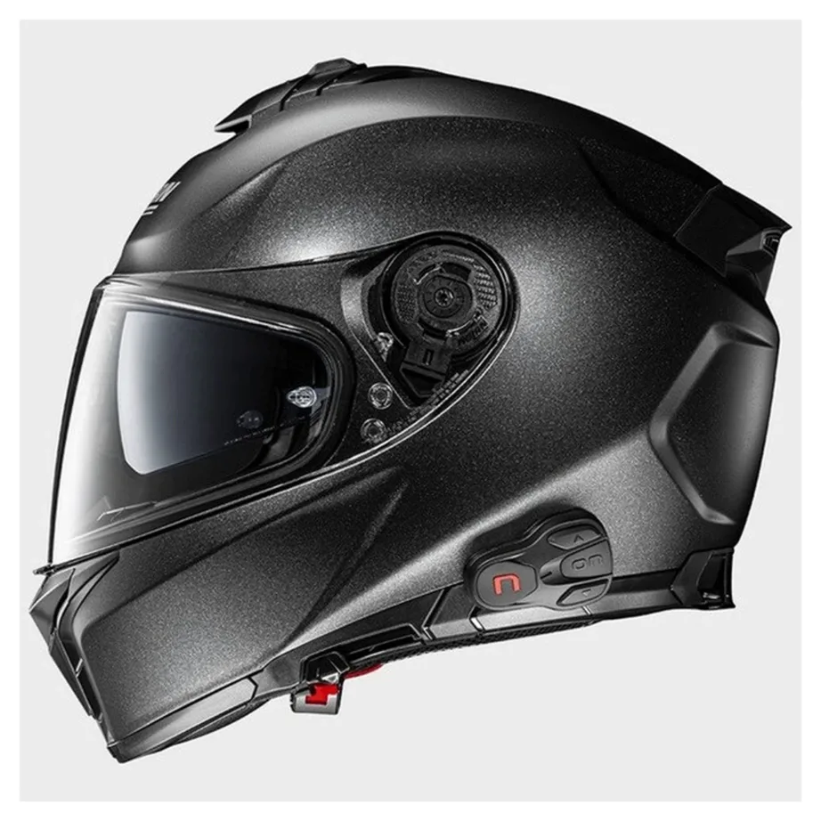 Nolan N-Com B902 R must Bluetooth 4.1 mootorratta intercom FM-raadioga, 700 m ulatuses, 15 h aku, 1 tk – 4