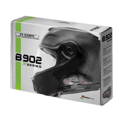Nolan N-Com B902 X must Bluetooth 4.1 intercom Nolana X-seeria kiivritele, 15 h aku, 1 tk