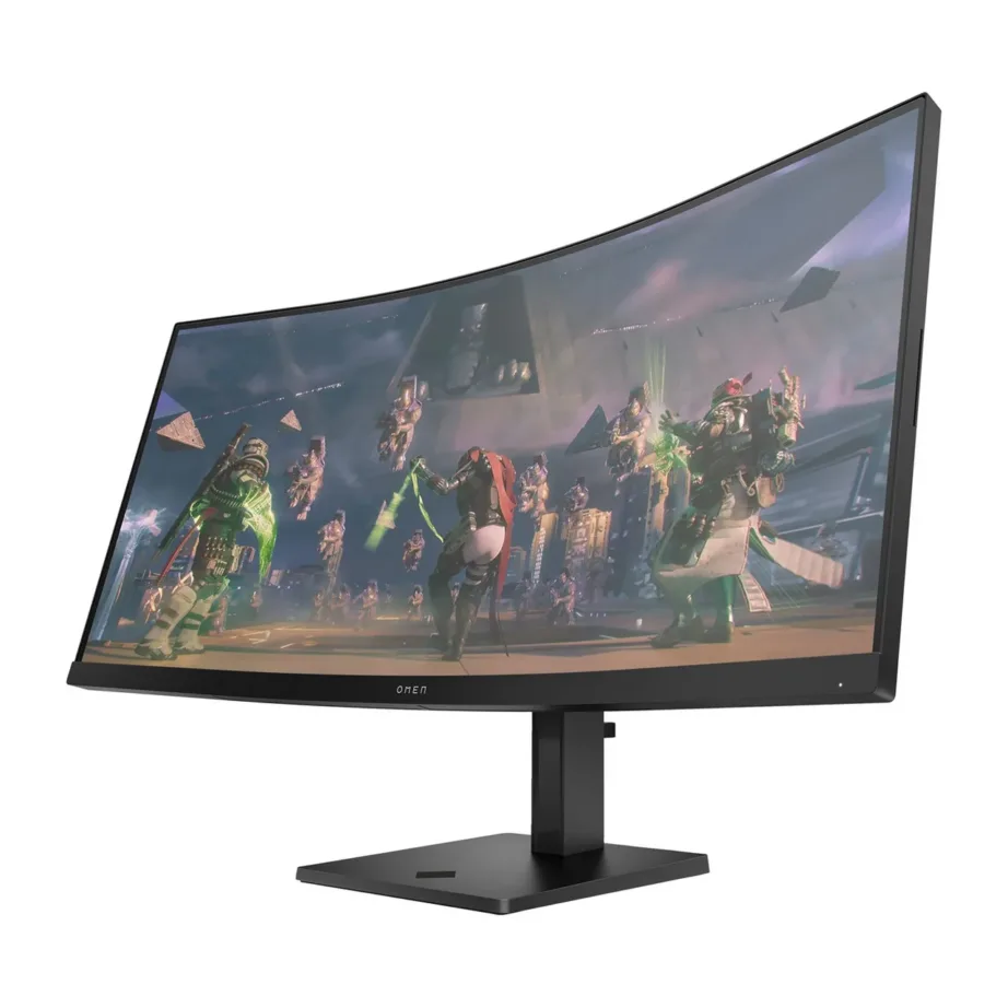 OMEN by HP 34c 34″ 165Hz kumer WQHD mängurimonitor, VA paneel, 400 cd/m², FreeSync Premium, HDR400, must, 807,9×243,3×584 mm, 780K8E9#ABB - 6