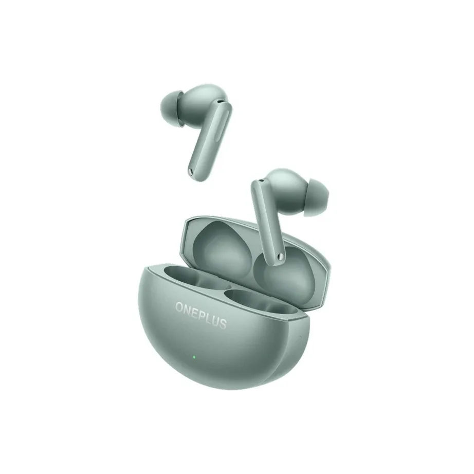 OnePlus Buds 4 Green IP55 juhtmevabad binauraalsed in-ear kõrvaklapid, aktiivse mürasummutusega, Bluetooth 5.4, kuni 11 tundi esitus/45 tundi koos karbiga, USB-C laadimine – 2