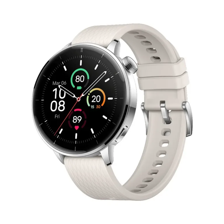 OnePlus Watch 3 43 mm titaanium/hõbe AMOLED nutikell GPS, NFC, 7 päeva aku, IP68 veekindlus, spordi- ja tervisefunktsioonid Androidile/iOSile