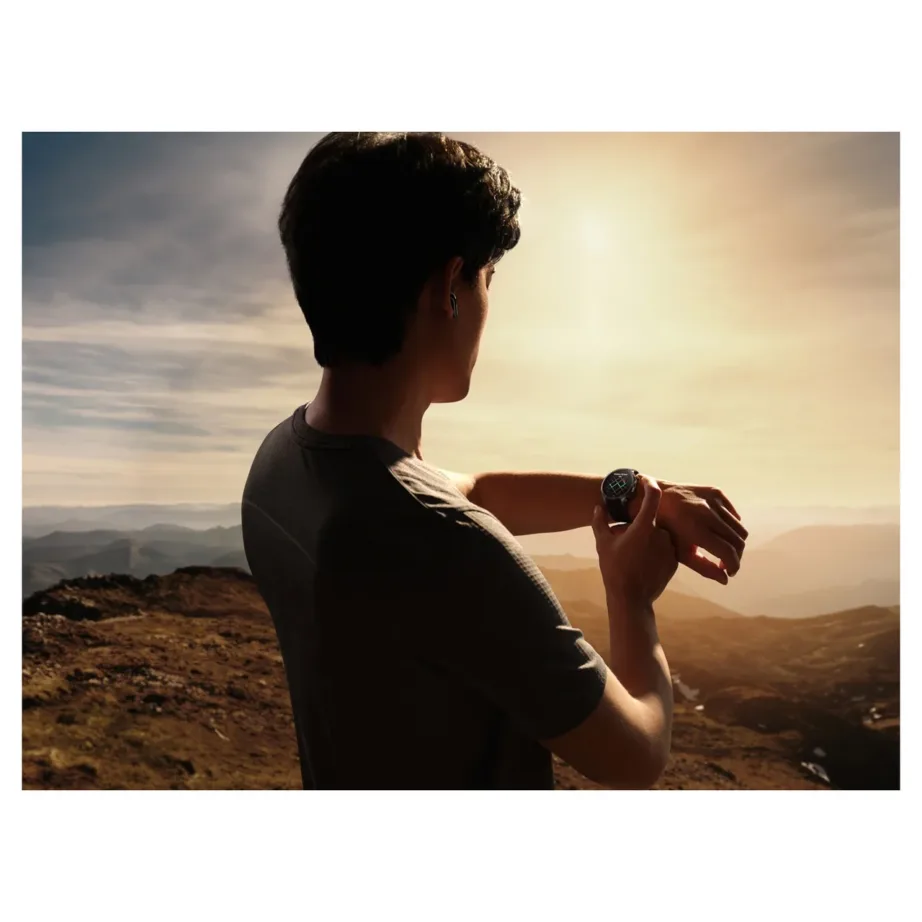 OnePlus Watch 3 46,6 mm must roostevabast terasest/titaanist nutikell, 1,5″ AMOLED ekraan, kuni 5 päeva aku, Wear OS, üle 100 spordirežiimi, EKG ja IP68 – 5