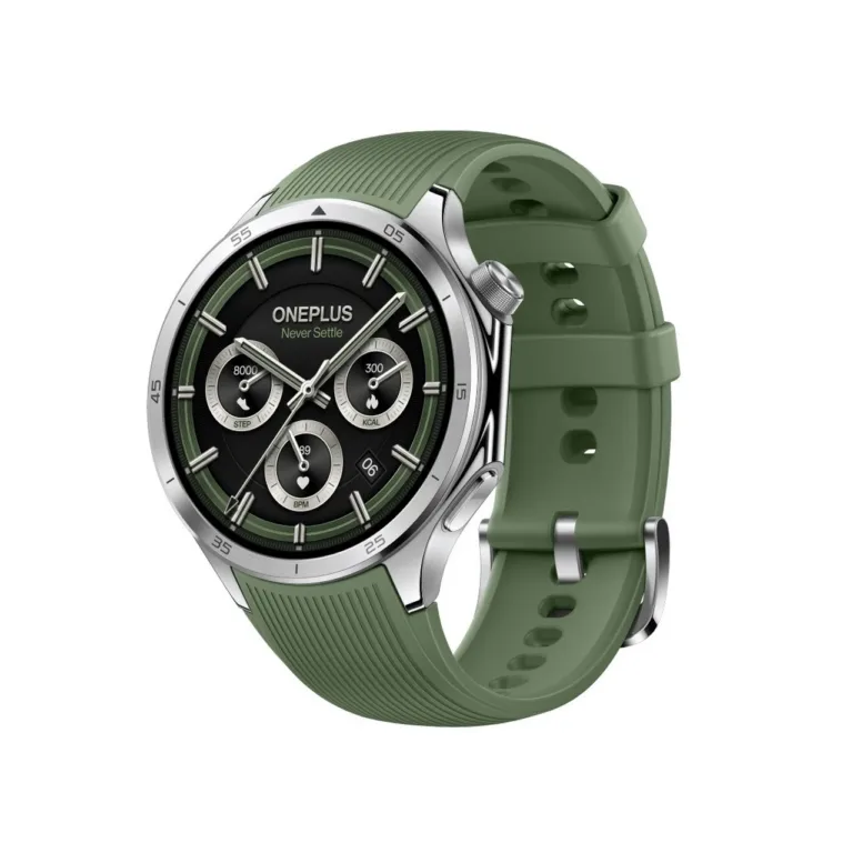 OnePlus Watch 3 Emerald Titanium 46,6 mm roostevaba/titaanist nutikell, 1,5