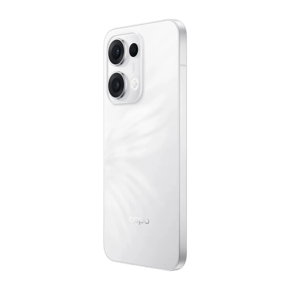 OPPO Reno13 12/256GB Plume White 5G Dual SIM nutitelefon, MediaTek Dimensity 8350, 6,59″ AMOLED, IP66/IP68/IP69 veekindel, 50 MP kaamera, 5600 mAh aku – 4