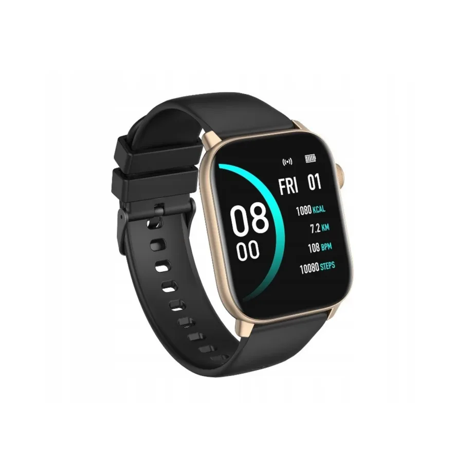 Oromed ORO SMART FIT 6 kuldne/must 1,69″ IPS nutikell IP68, pulsimõõtja, unejälgimine, multispordirežiim, 220mAh, Android/iOS – 4