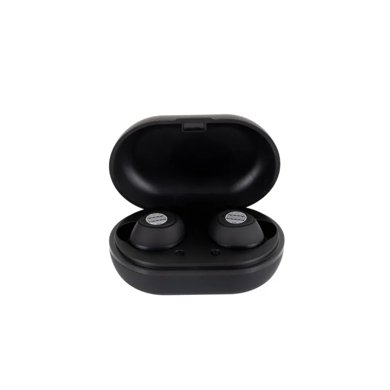 Our Pure Planet OPP074 700XHP mustad juhtmevabad kõrvasisesed kõrvaklapid Bluetooth 5.2, IPX4 vee- ja higikindlusega, kuni 8 tundi aku, laadimiskarbi ja mikrofoniga