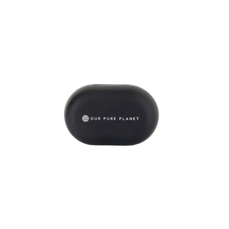 Our Pure Planet OPP074 700XHP mustad juhtmevabad kõrvasisesed kõrvaklapid Bluetooth 5.2, IPX4 vee- ja higikindlusega, kuni 8 tundi aku, laadimiskarbi ja mikrofoniga