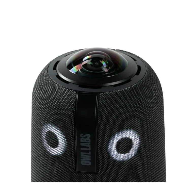 Owl Labs Meeting Owl 4+ MTW405-2000 4K 360° videokonverentsikaamera mikrofonide ja kõlaritega, Wi-Fi/LAN, USB-C, automaatse fookuse ja suumiga, 64MP, Windows/Mac/Linux tugi