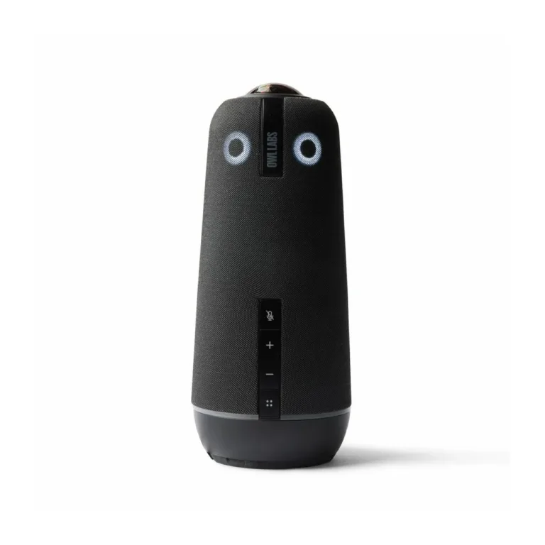 Owl Labs Meeting Owl 4+ MTW405-2000 4K 360° videokonverentsikaamera mikrofonide ja kõlaritega, Wi-Fi/LAN, USB-C, automaatse fookuse ja suumiga, 64MP, Windows/Mac/Linux tugi