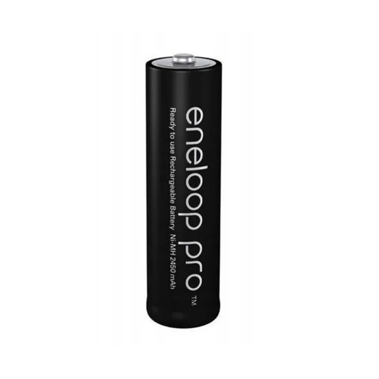 Panasonic Eneloop Pro BK-4HCDE/4CP+CASE 4×AAA 930 mAh mustad laetavad Ni-MH akud karbiga