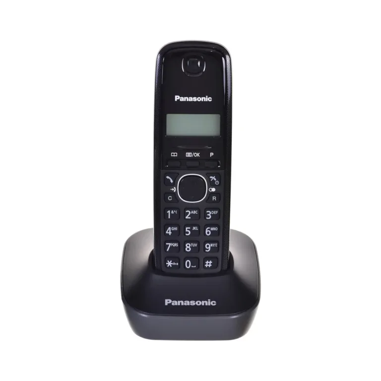 Panasonic KX-TG1611PDH must juhtmevaba lauatelefon DECT, 50-kohaline telefoniraamat, 15 h kõneaega, 1,25