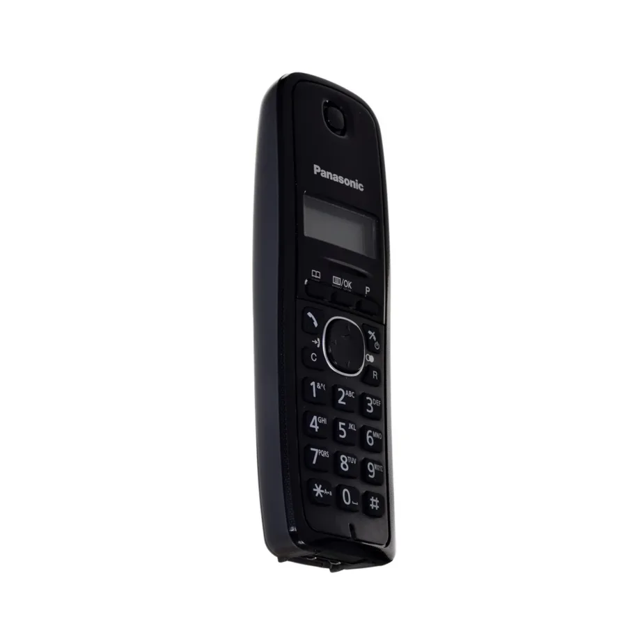 Panasonic KX-TG1611PDH must juhtmevaba lauatelefon DECT, 50-kohaline telefoniraamat, 15 h kõneaega, 1,25″ ekraan, helistaja ID – 8