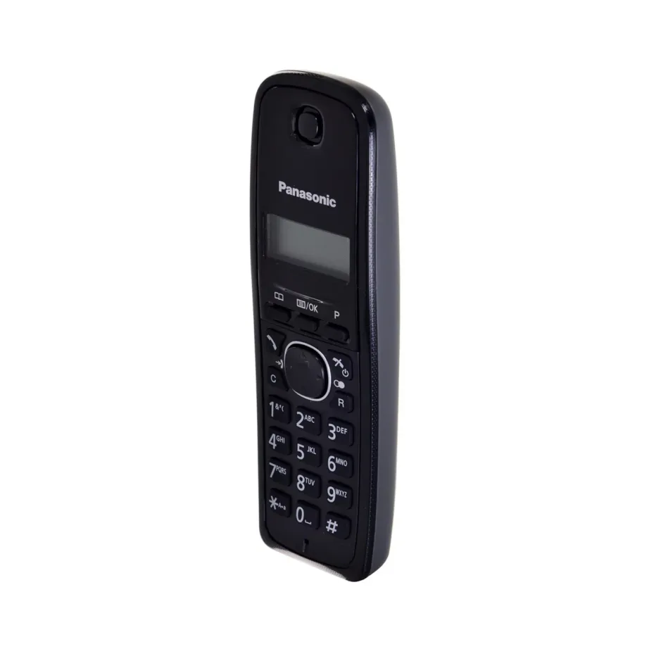 Panasonic KX-TG1611PDH must juhtmevaba lauatelefon DECT, 50-kohaline telefoniraamat, 15 h kõneaega, 1,25″ ekraan, helistaja ID – 9