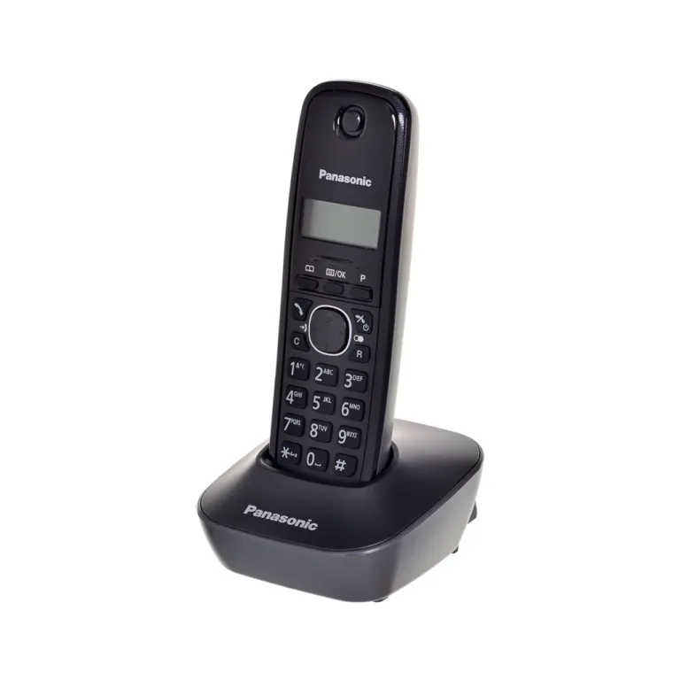 Panasonic KX-TG1611PDH must juhtmevaba lauatelefon DECT, 50-kohaline telefoniraamat, 15 h kõneaega, 1,25