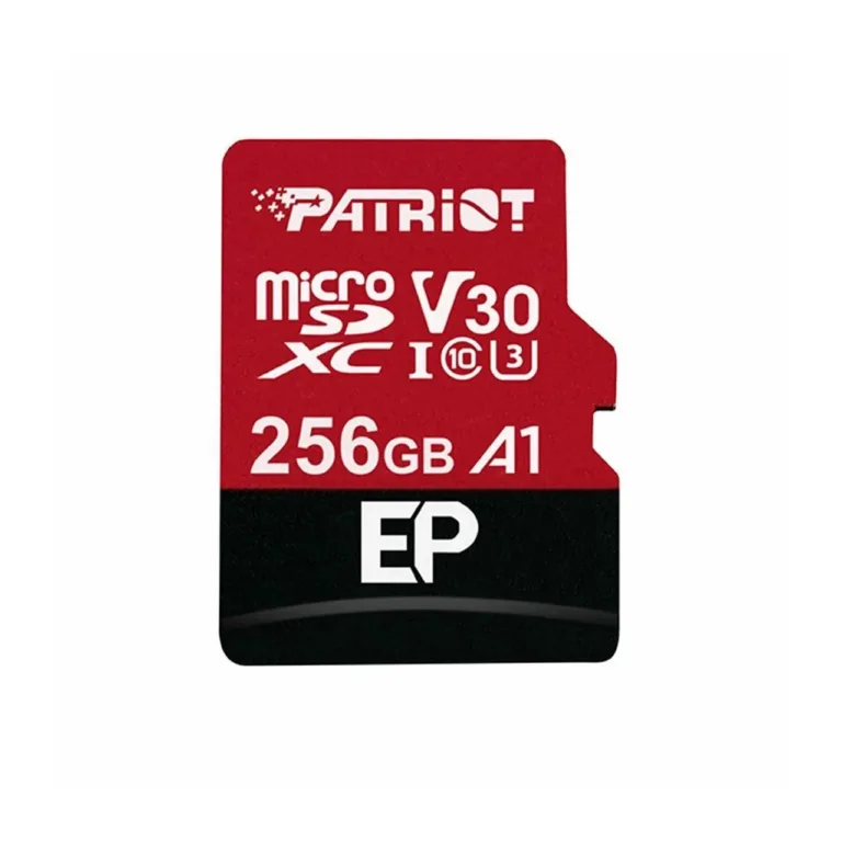 Patriot Memory PEF256GEP31MCX 256GB MicroSDXC UHS-I U3 V30 100MB/s mälukaart SD-adapteriga