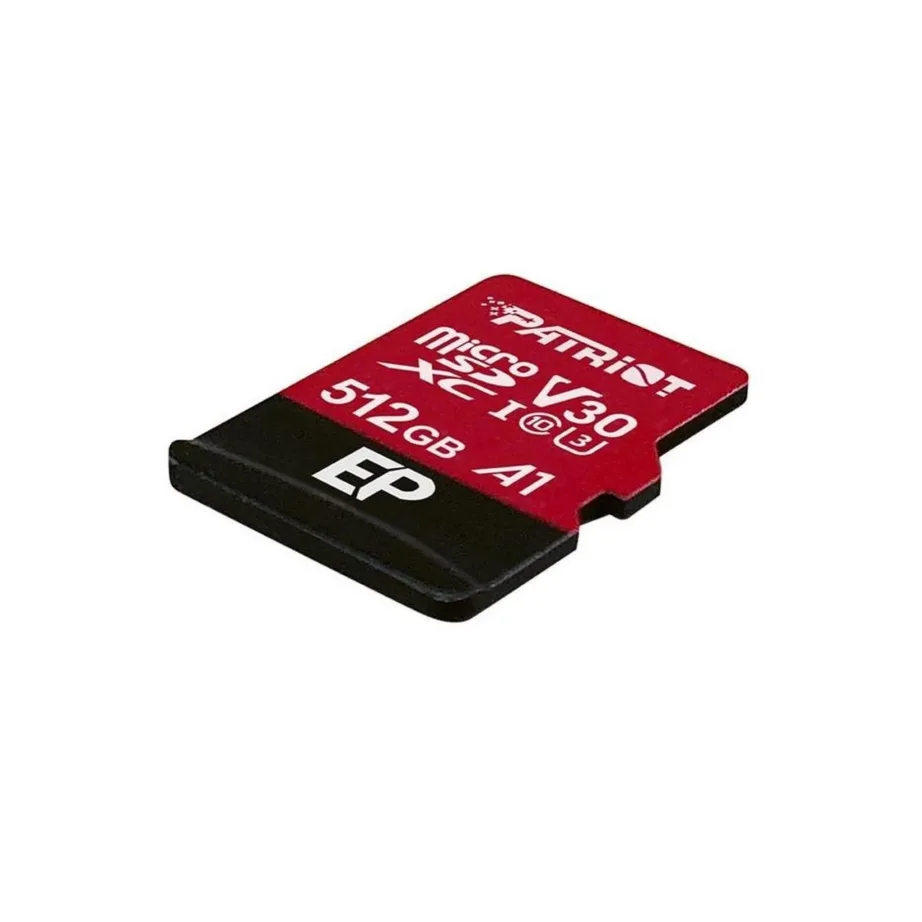 Patriot Memory PEF512GEP31MCX 512GB microSDXC mälukaart UHS-I U3 V30, adapteriga, must/punane – 2