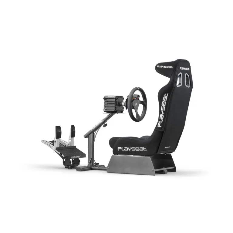 Playseat Evolution PRO ActiFit REP.00262 130x50x98 cm must universaalne võidusõidutool mängukonsoolile ja PC-le, pehmendatud iste, reguleeritav, kokkupandav