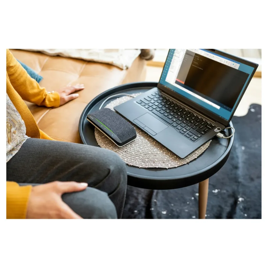 Poly Sync 10 182 × 89,2 × 32,5 mm must USB-A/USB-C juhtmega kõlartelefon PC-le ja Macile, mikrofoni vaigistusega – 3