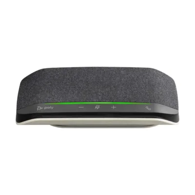 Poly Sync 10 182 × 89,2 × 32,5 mm must USB-A/USB-C juhtmega kõlartelefon PC-le ja Macile, mikrofoni vaigistusega