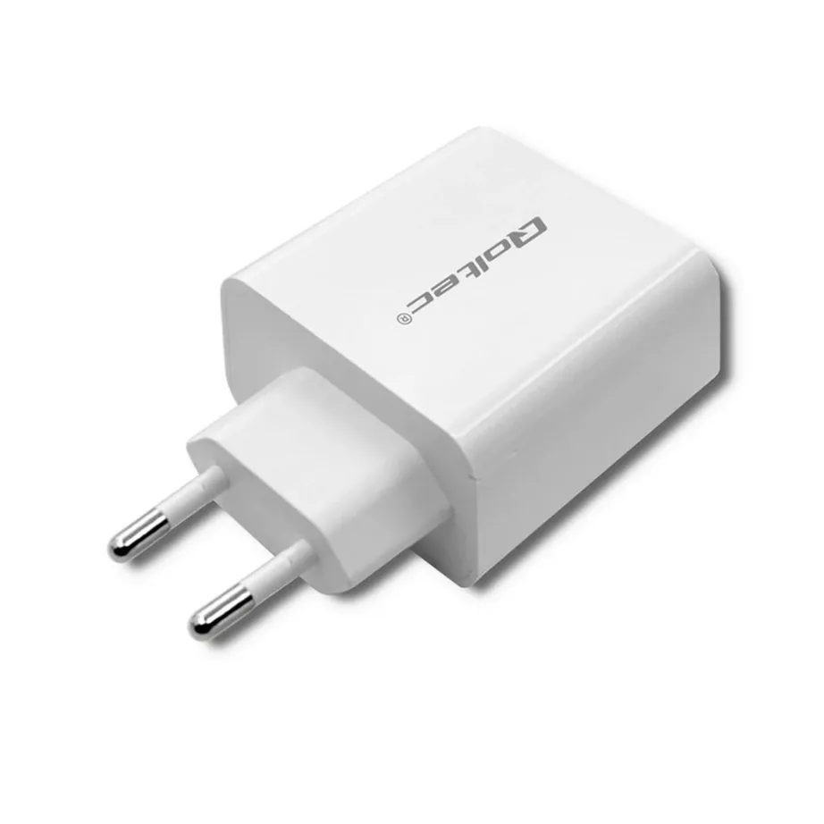 Qoltec 51718 45W valge USB-C PD ja USB seinalaadija 220–240V nutiseadmetele – 5