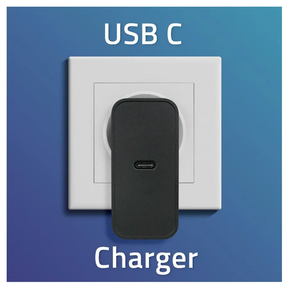 Qoltec 52379 65 W USB-C kiirlaadija, must, 1 port, PD 3.0, 220–240 V, ülepingekaitsega – 2