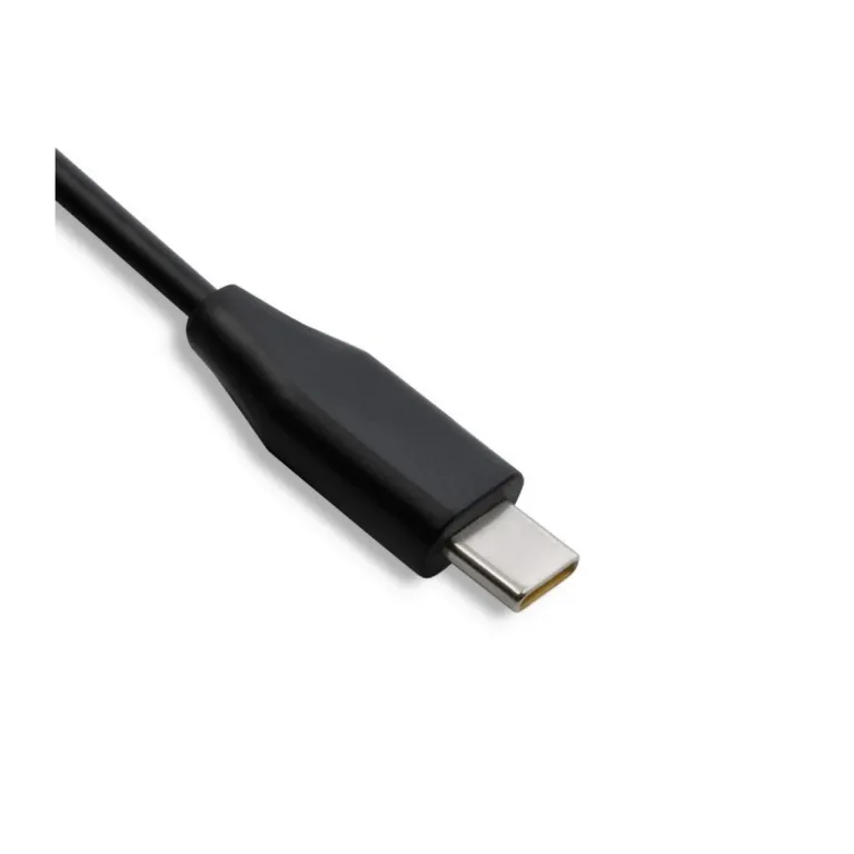 Qoltec 52386 GaN 65W USB-C PD 3.0 must kiirlaadija, 1,7 m kaabel, sis. Type C Europlug