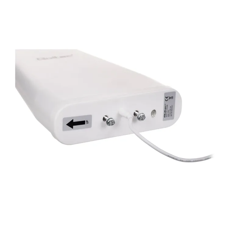 Qoltec 57032 14 dBi 5G välisantenni, vertikaalpolarisatsiooniga, valge ABS korpus