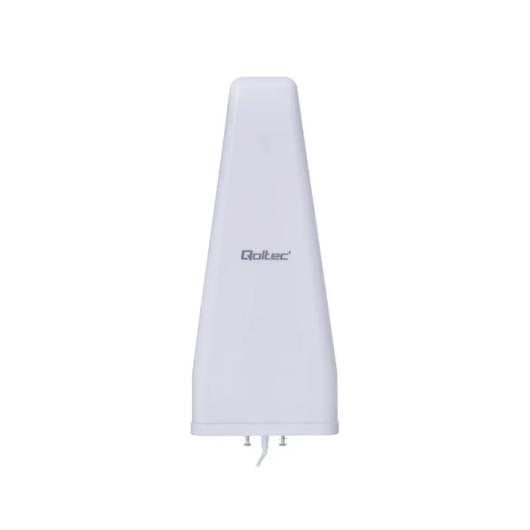 Qoltec 57032 14 dBi 5G välisantenni, vertikaalpolarisatsiooniga, valge ABS korpus