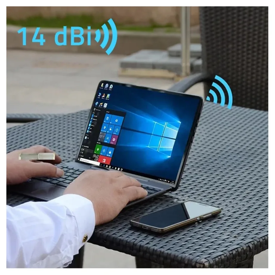 Qoltec 57043 14 dBi valge omnidirektsionaalne 4G LTE välisantenn 600–2700 MHz välitingimustesse – 7