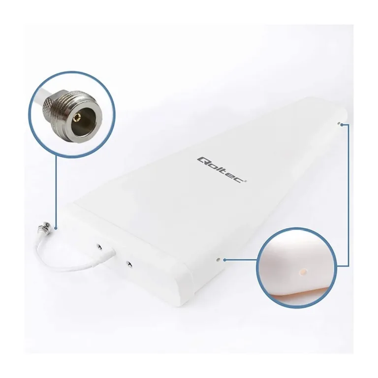 Qoltec 57043 14 dBi valge omnidirektsionaalne 4G LTE välisantenn 600–2700 MHz välitingimustesse