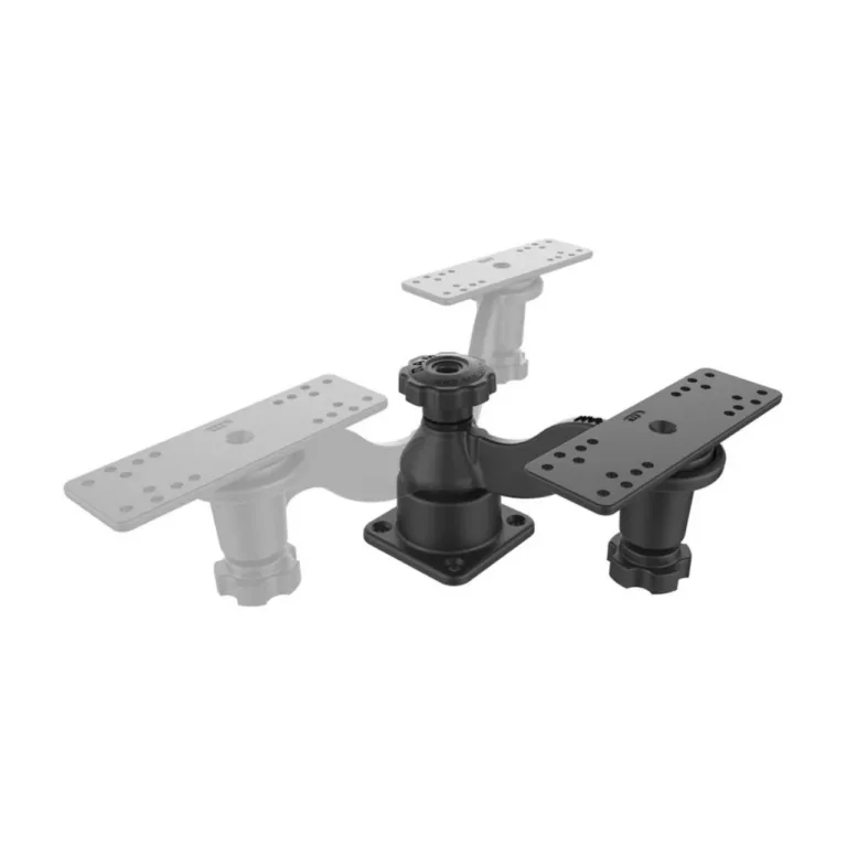 RAM MOUNTS RAM-109HU 15,2 cm alumiiniumist horisontaalne paigalduskomplekt kajaloodile must